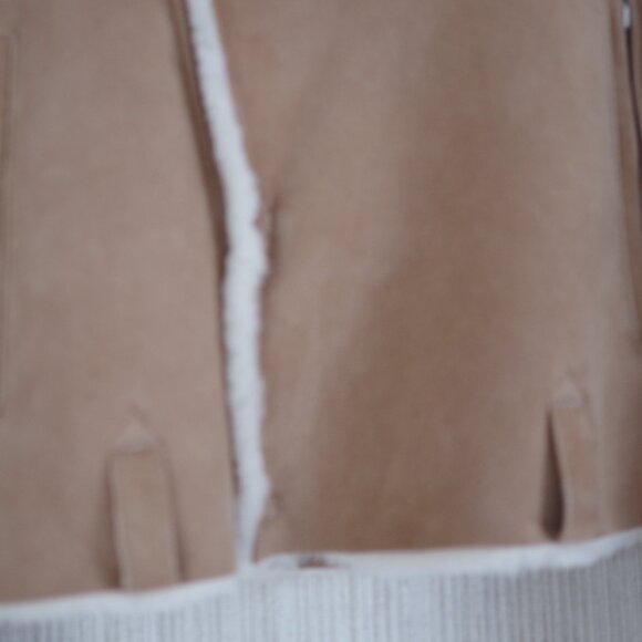 Golden Goose venezia Shearling Cropped  Savannah Brown  Women Jacket Size:S - Picture 6 of 14